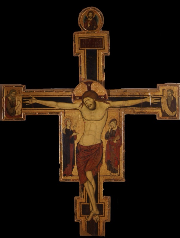 The Crucified Christ with the Sorrowing Virgin Mary and Saint John the Evangelist, and the Prophets
